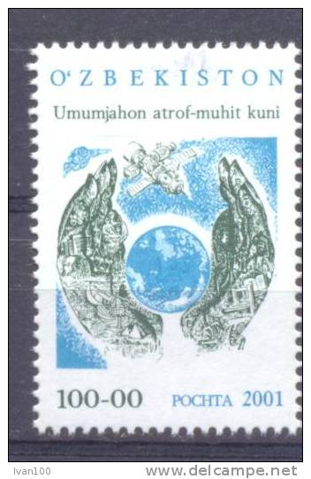2001. Uzbekistan, Ecology, 1v,  Mint/** - Oezbekistan