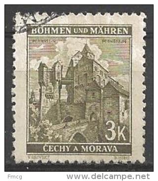 1941 3k Castle, Used - Used Stamps