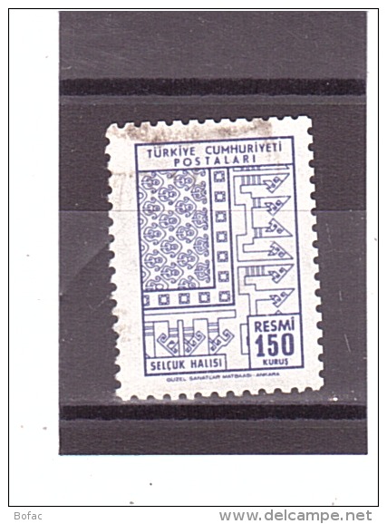 102 Nsg  Y&amp;T  (Timbre De Service)   *TURQUIE*  13/10 - Timbres De Service