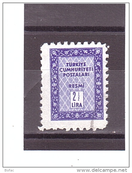 72  OBL   Y&amp;T  (Timbre De Service)   *TURQUIE*  13/10 - Timbres De Service