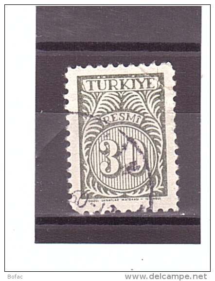 S 49   OBL  Y&amp;T  (Timbre De Service)  *TURQUIE*  13/09 - Timbres De Service