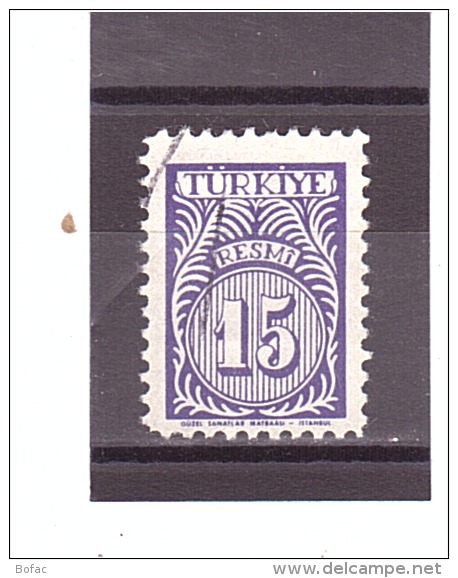 S 47   OBL  Y&amp;T  (Timbre De Service)  *TURQUIE*  13/09 - Timbres De Service