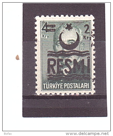 S 43   OBL  Y&amp;T  (inönü  Timbre De Service)  *TURQUIE*  13/09 - Timbres De Service