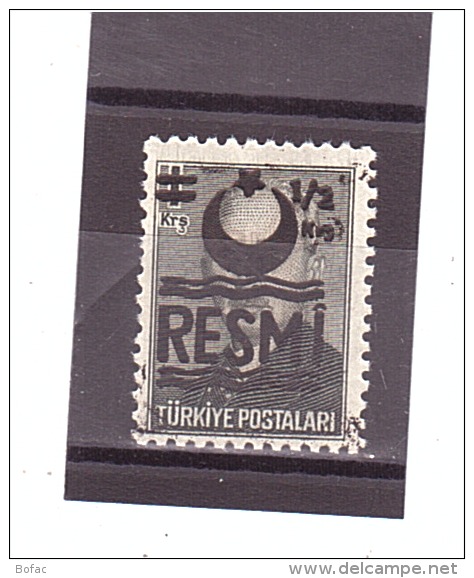 S 38   **  Y&amp;T  (inönü  Timbre De Service)  *TURQUIE*  13/09 - Timbres De Service