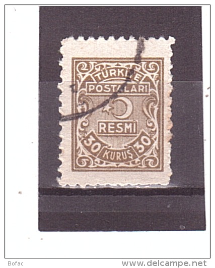 S 9   OBL  Y&amp;T  (Timbre De Service)  *TURQUIE*  13/09 - Timbres De Service