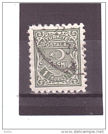 S 2   OBL  Y&amp;T  (Timbre De Service)  *TURQUIE*  13/09 - Timbres De Service