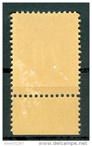 Israel - 1949, Michel/Philex No. : 6, - ERROR "Broken 2" Portomarken - Full Tab - GUM DIST. - Imperforates, Proofs & Errors