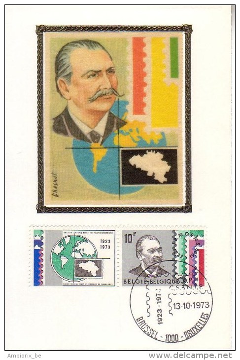 Carte Maximum A6 Soie 1687 Brussel - 1971-1980