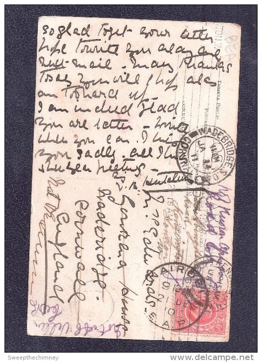 RP UNIQUE PC Posted 21 Dec 1910 NAIROBI Postmark + Stamp Now Kenya Used British East Africa Redirected To London - Kenia