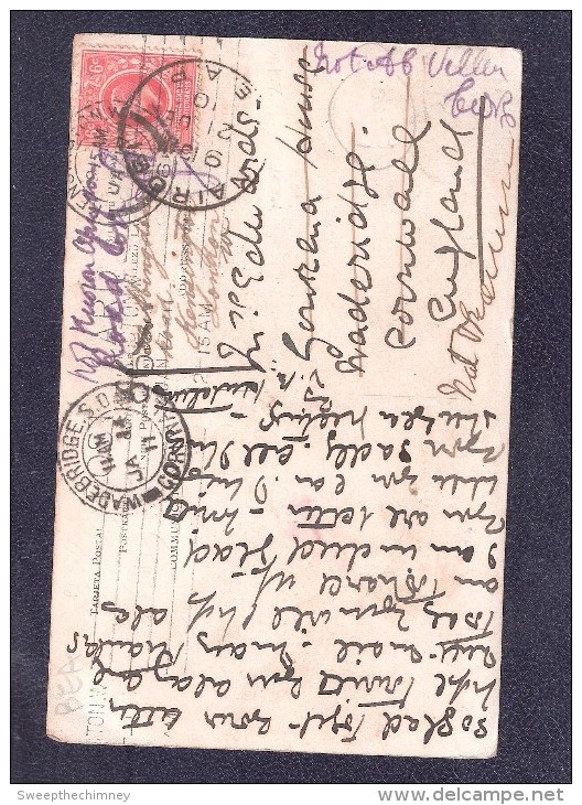 RP UNIQUE PC Posted 21 Dec 1910 NAIROBI Postmark + Stamp Now Kenya Used British East Africa Redirected To London - Kenya