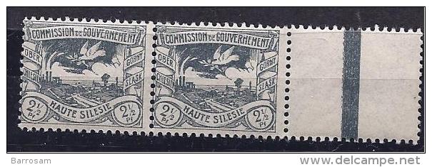 Germany1920:OBERSCHLESIEN Michel13mnh** Pair - Other & Unclassified