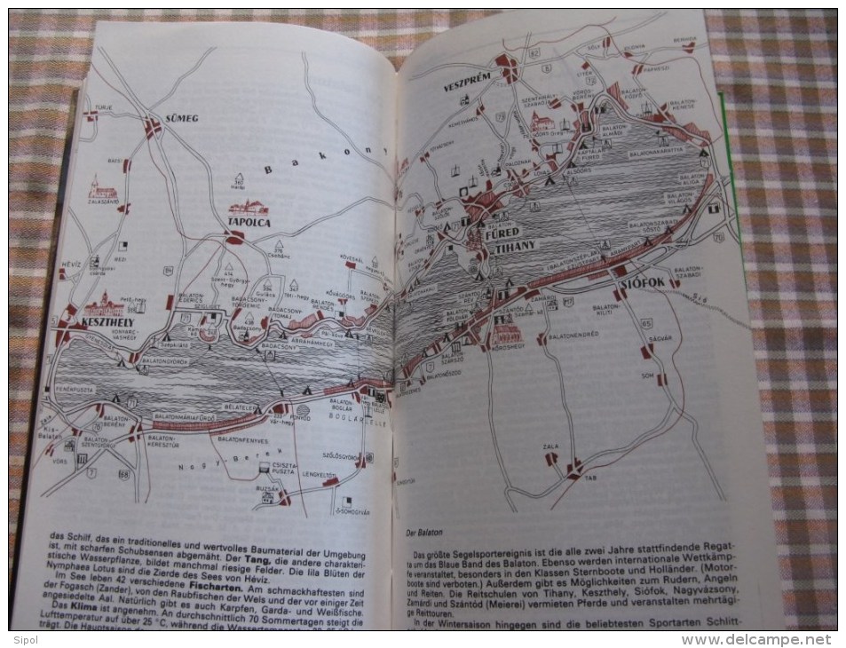 Ein Grosser Reisführer  UNGARN - Corvina -  1989 - 323 pages Propre complet