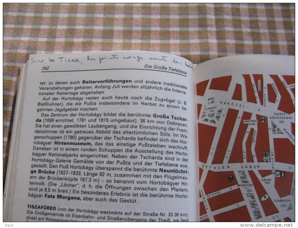 Ein Grosser Reisführer  UNGARN - Corvina -  1989 - 323 pages Propre complet