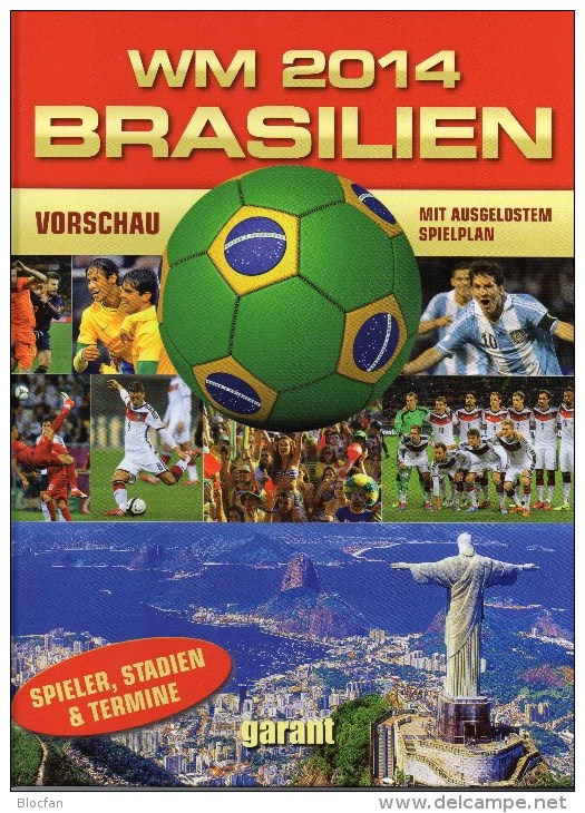 Fußball WM 2014 Buch Brasilien 2264/7+Mongolia Block A89 **/o 235€ Spanien 1982 AD Italy Champion FIFA sheets+100 stamps