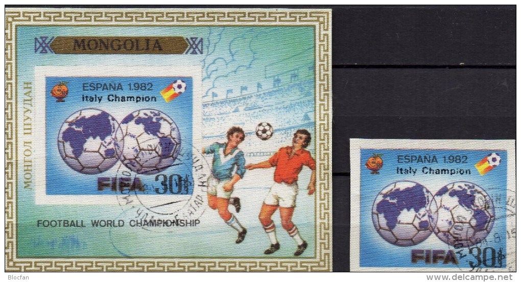 FIFA sheets+100 stamps Fußball WM 2014 Buch Brasilien 2264/7+Mongolia Block A89 **/o 235€ Spanien 1982 AD Italy Champion