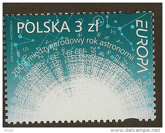 POLAND 2009 Europa Astronomy SG 4369 UNHM #MT231+ - Ongebruikt