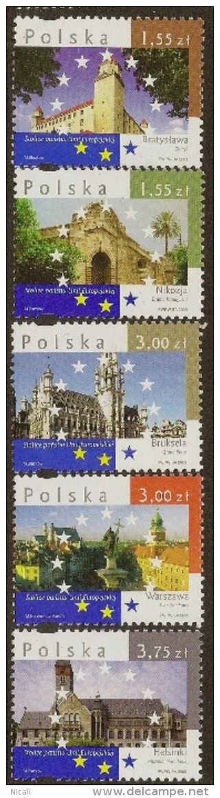 POLAND 2009 Europe Capitals SG 4394/8 UNHM #MT352 - Ongebruikt