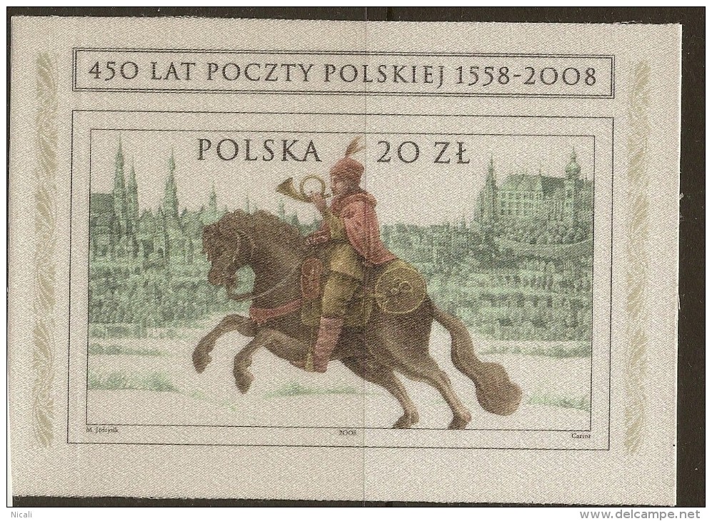 POLAND 2008 450th Anniv Post SG MS4352 UNHM #MT111 - Neufs