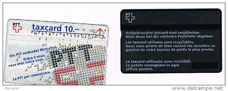 SVIZZERA (SWITZERLAND) - PTT  -  1992 PER COMUNICARE      CODE 228B  - USATA °  (USED)  -  RIF. 4090 - Svizzera