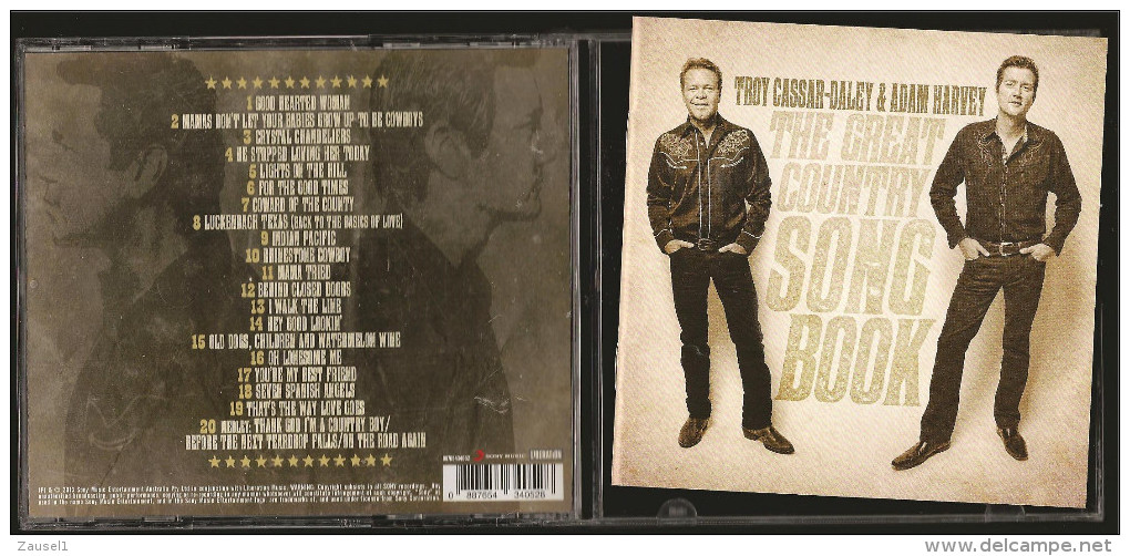 Troy Cassar-Daley & Adam Harvey - The Great Country Song Book - Aktuelle  Original CD - Country & Folk