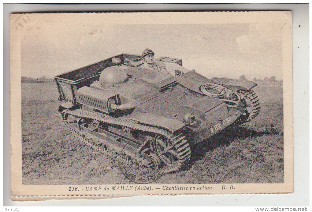 MILITÄR - PANZER / TANK, Franz. Panzer Im Manöver, Camp De Mailly - Ausrüstung