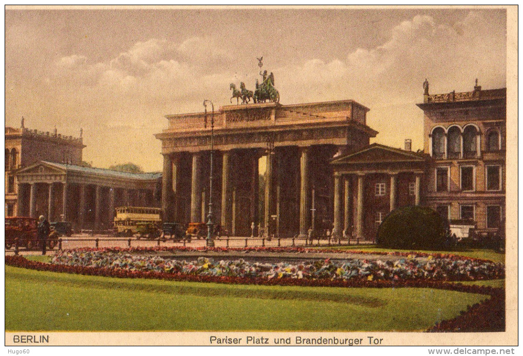 BERLIN - Pariser Platz Und Brandenburger Tor - Autres & Non Classés