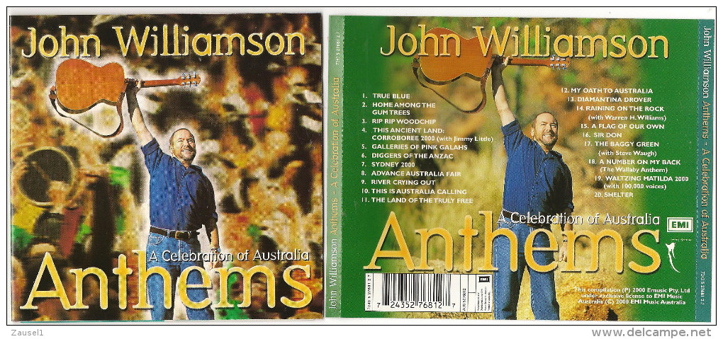 John Williamson - A Celebration Of Australia Anthems - Original CD - Country & Folk