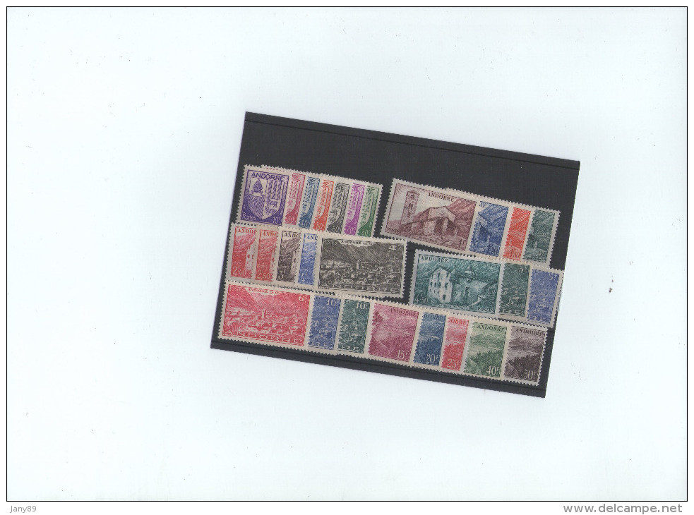 SERIE DE TIMBRES N° 93 à 118 Sans Charnière  NEUFS - Neufs