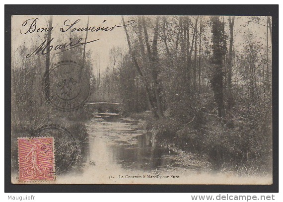 DF / 27 EURE / MARCILLY-SUR-EURE / LE COUENON / CIRCULÉE EN 1905 - Marcilly-sur-Eure