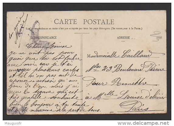 DF / 27 EURE / MARCILLY-SUR-EURE / LE COUENON / CIRCULÉE EN 1905 - Marcilly-sur-Eure