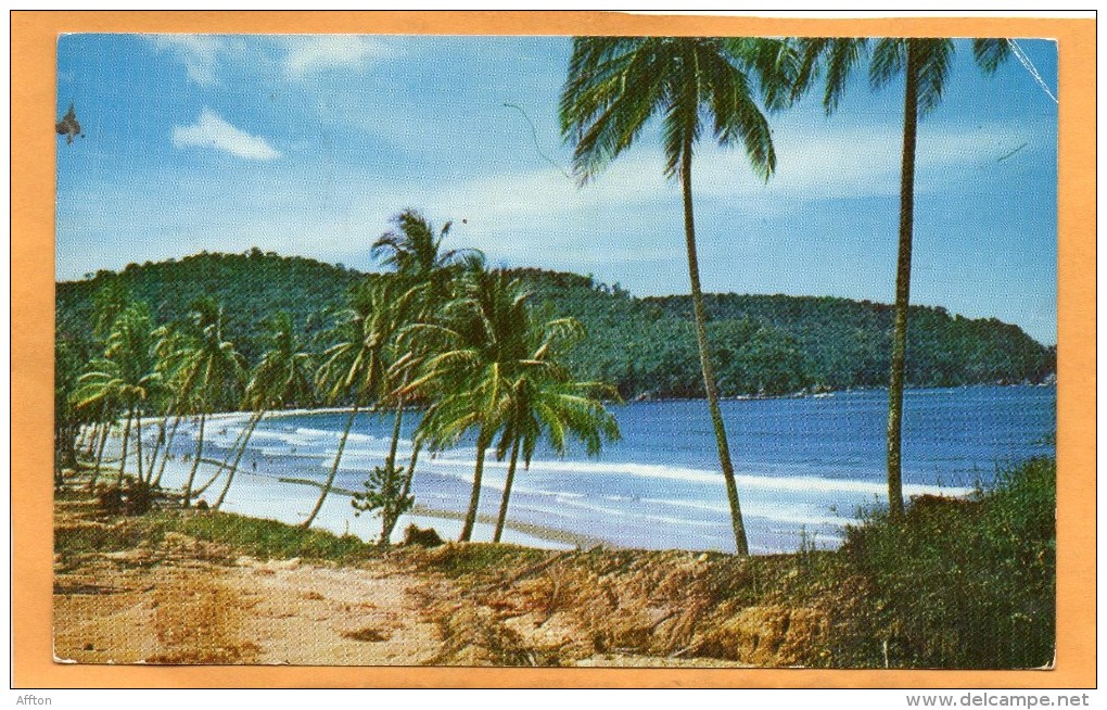 Trinidad Old Postcard Mailed To USA - Trinidad