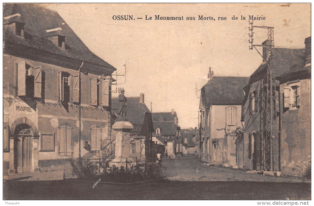 &curren;&curren;  -  OSSUN   -  Le Monument Aux Morts, Rue De La Mairie   -   &curren;&curren; - Ossun