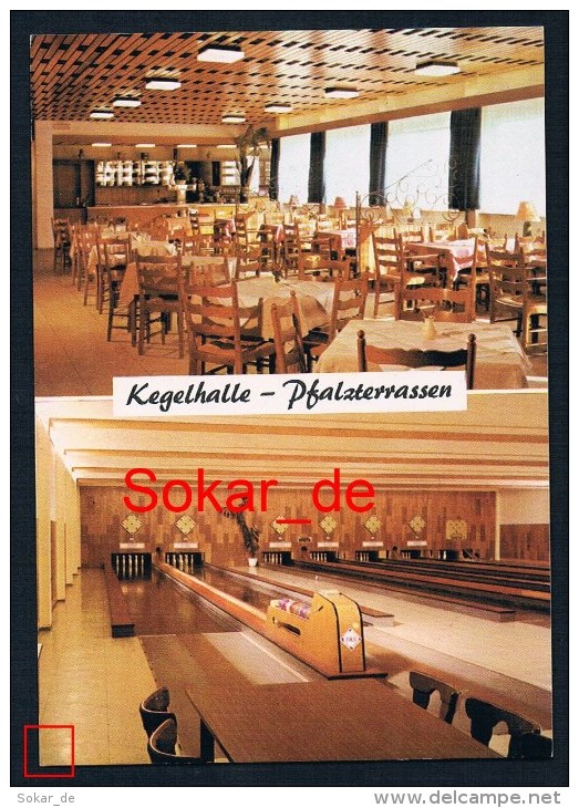 AK Hassloch 1985, Kegelhalle Pfalzterrassen, Kreis Bad Dürkheim, Rheinland-Pfalz - Hassloch