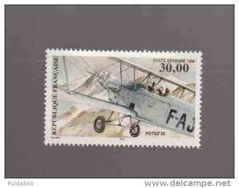 FRANCE.  (Y&amp;T) 1998 - N°62. * Biplan Potez 25 *    * 30,00 *  Non Obl   (Poste Aérienne) - Other & Unclassified