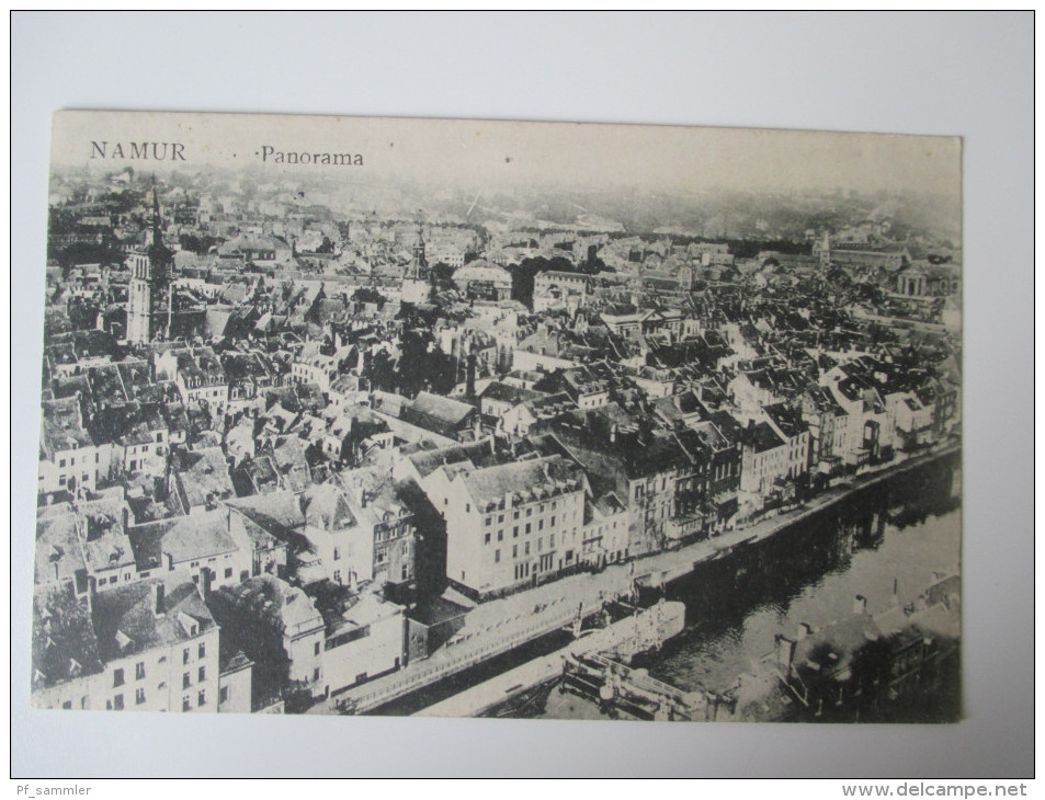 AK / Bildpostkarte 1916 Namur Panorama Feldpost 1. WK Verlag Phototypie Liegeoise, Liege - Namur