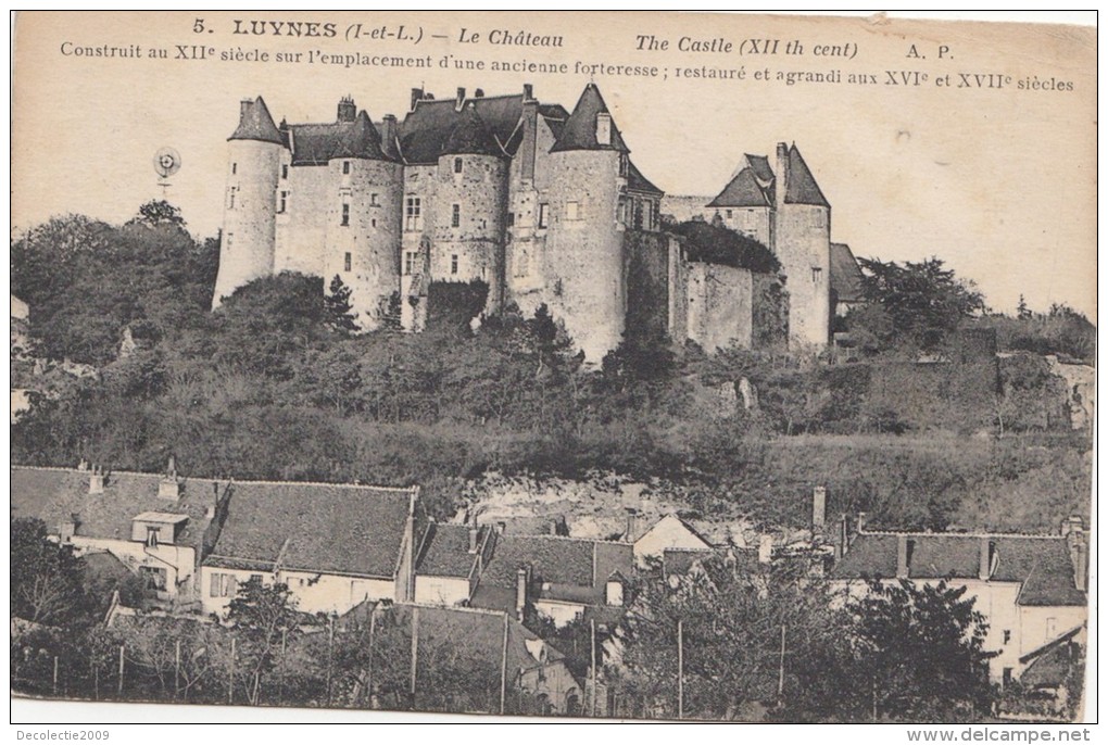BF4521 Luynes Le Chateau I Et L    France  Front/back Image - Luynes