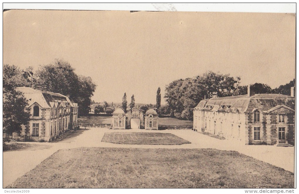 BF4955 Chateau De La Perte La Ferte Saint Aubin Loiret France Front/back Image - La Ferte Saint Aubin