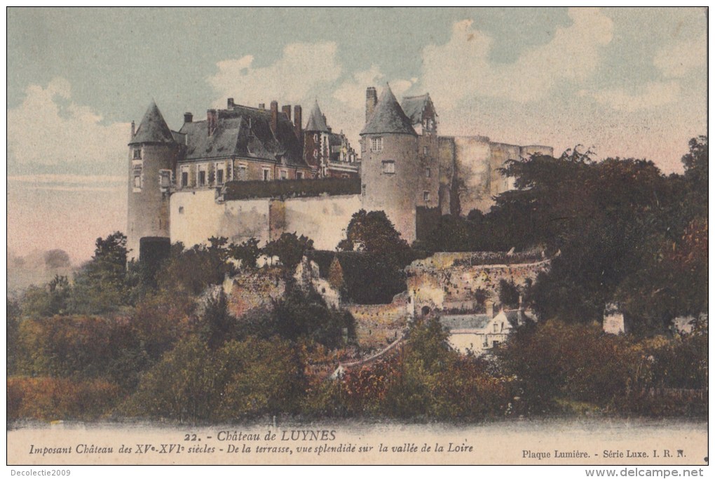 BF5282 Important Chateau  Chateau De Luynes   France Front/back Image - Luynes