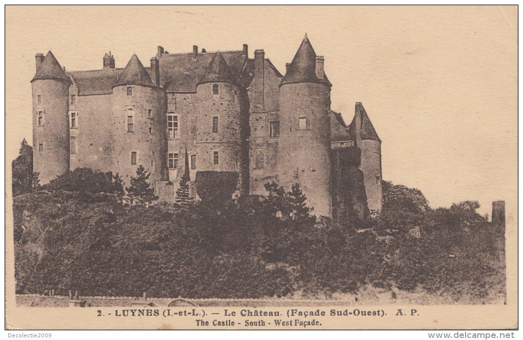 BF5283 Facade South Ouest  Chateau De Luynes   France Front/back Image - Luynes