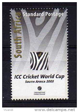 South Africa - 2001 - Cricket World Cup (1st Issue) - MNH - Ongebruikt