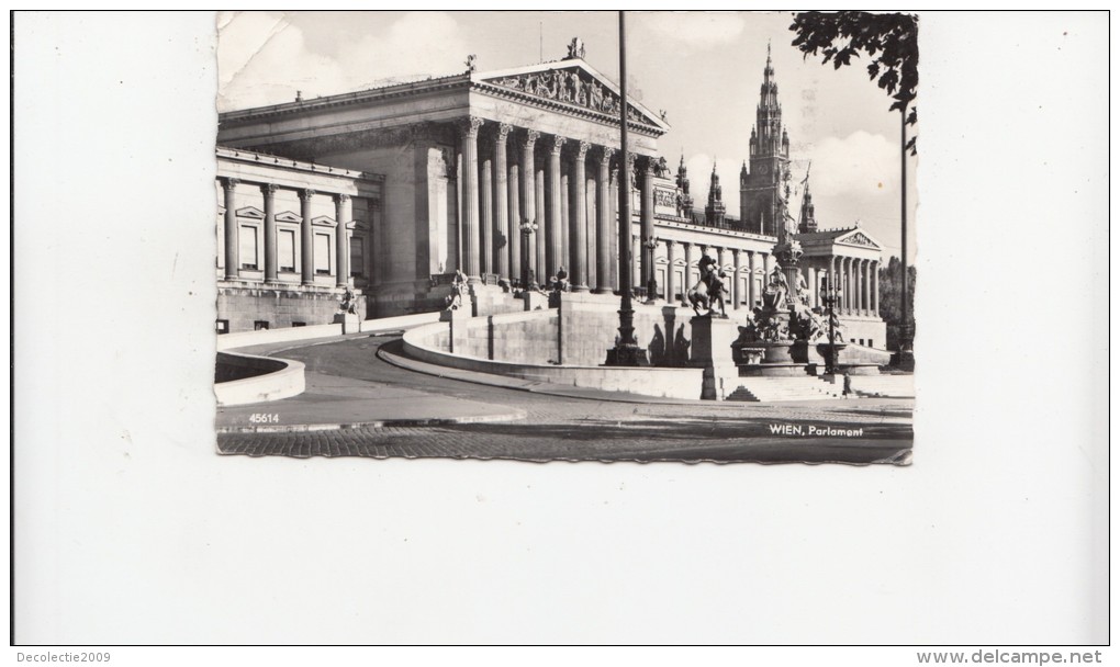 BF5478 Wien Parlament Austria Front/back Image - Ringstrasse