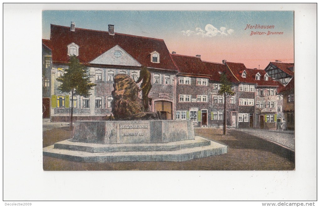 BF5510 Nordhausen Baltzer Brunnen  Germany Front/back Image - Nordhausen