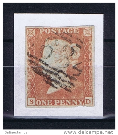 Great Britain SG  8 Used  Yvert 3 - Used Stamps