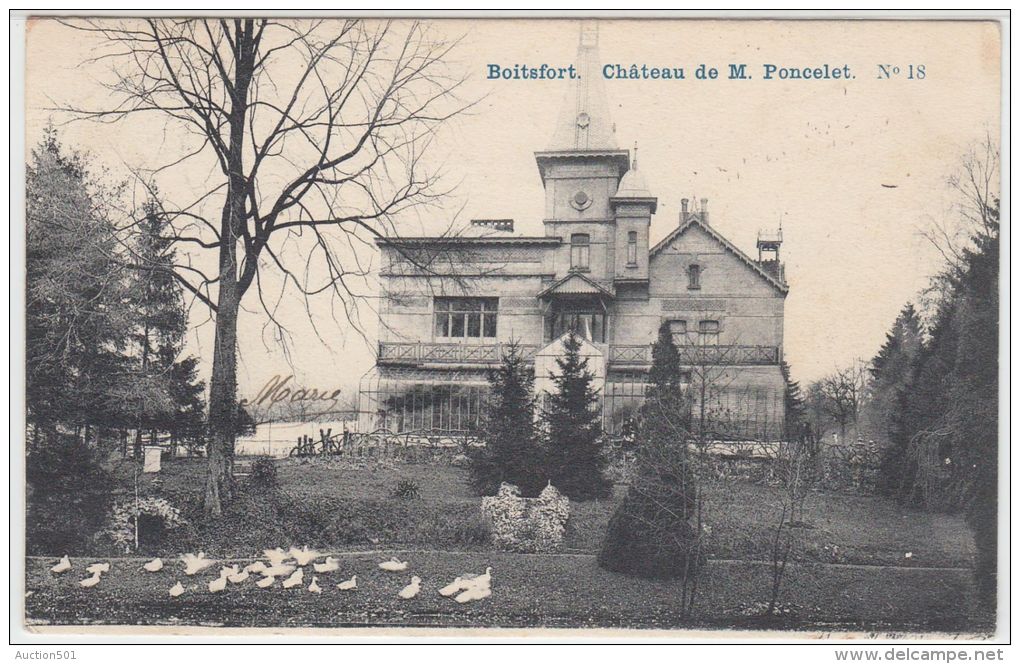 21210g CHATEAU De M. PONCELET - Boitsfort - 1905 - Watermaal-Bosvoorde - Watermael-Boitsfort
