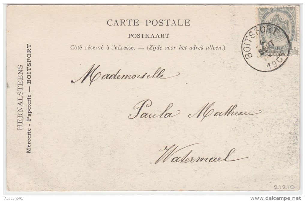 21210g CHATEAU De M. PONCELET - Boitsfort - 1905 - Watermaal-Bosvoorde - Watermael-Boitsfort