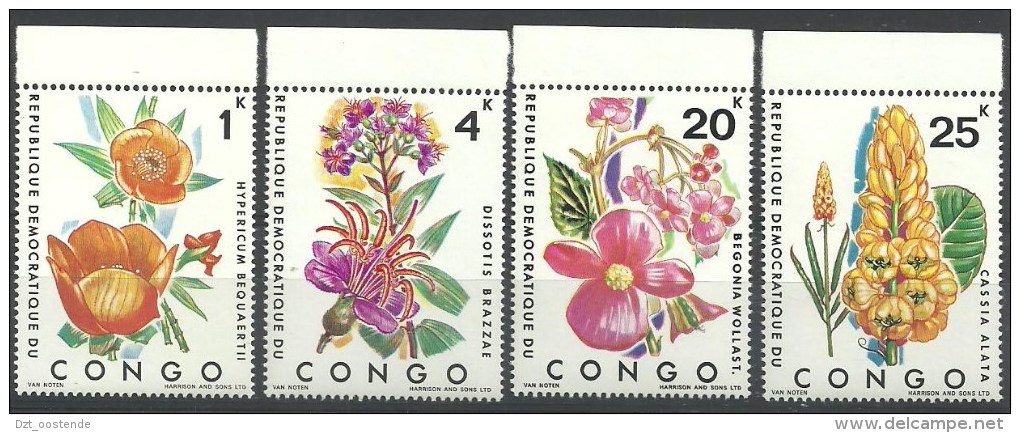 REP.DEM.DU CONGO 778/781 Xx ( OCB ) COTE : 40 EURO - Neufs