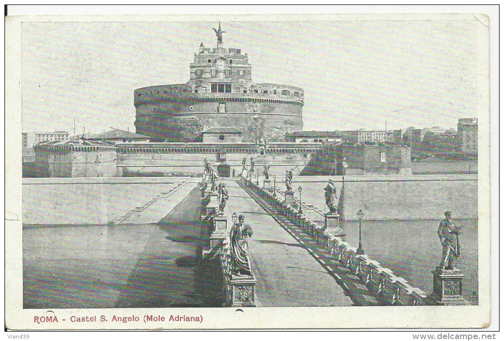 Roma - Rome - Italie - Castel S. Angelo (Mole Adriana) - Castel Sant'Angelo