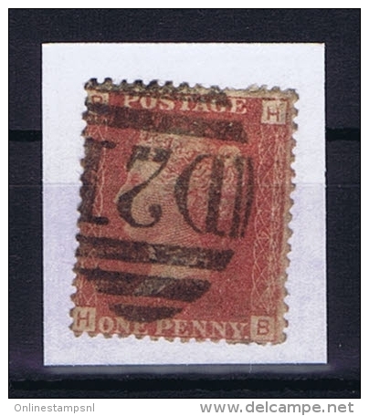 Great Britain SG  43 Used  Plate 214  Yvert 12 - Gebruikt