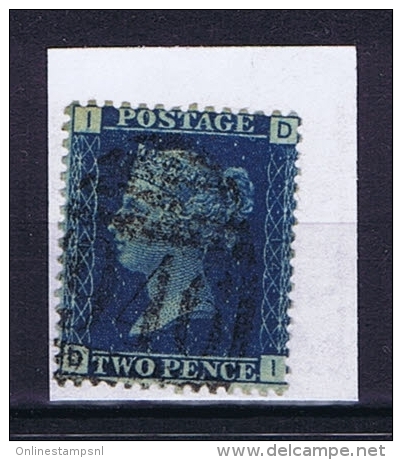 Great Britain SG  47 , Yv Nr 15 Used Plate 14 - Oblitérés