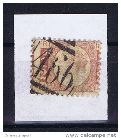 Great Britain SG  49 , Yv Nr 49 Used Plate 10 - Usati